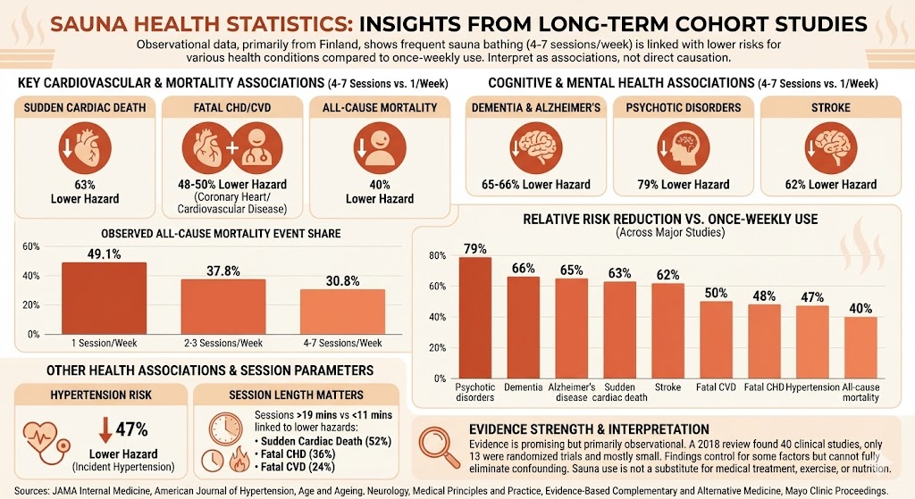 sauna health statistics